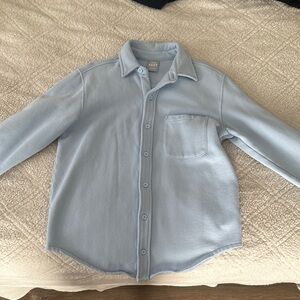 Light Blue TNA Button-Up Shirt/shacket